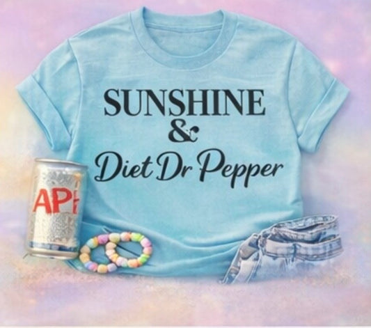 Sunshine & Diet Dr. Pepper